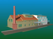 Návrh přestavby starého mlýna na hotel ve Slavkově u Brna